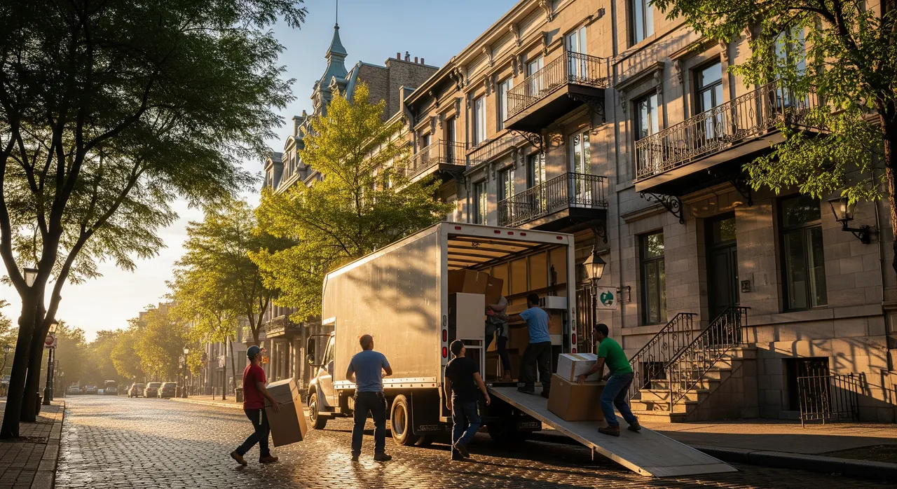 Déménageurs professionnels à Montréal