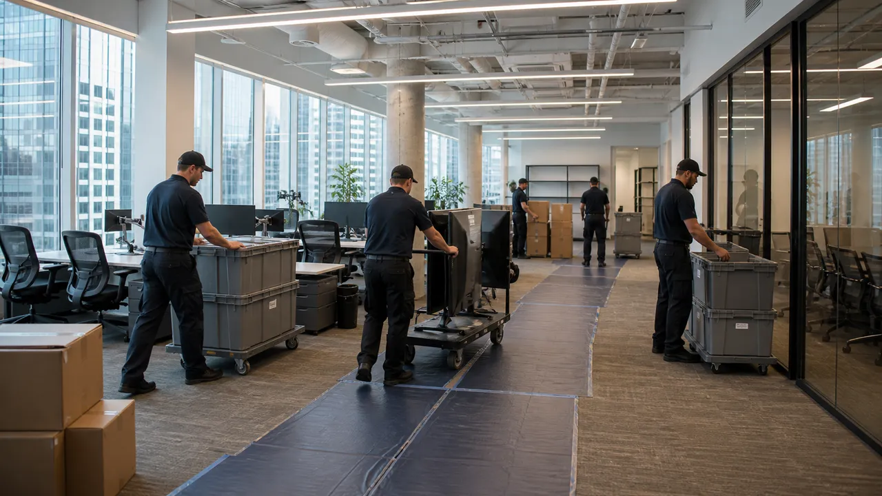 Déménagement commercial à Toronto avec détails d’accès et préparation de déménagement